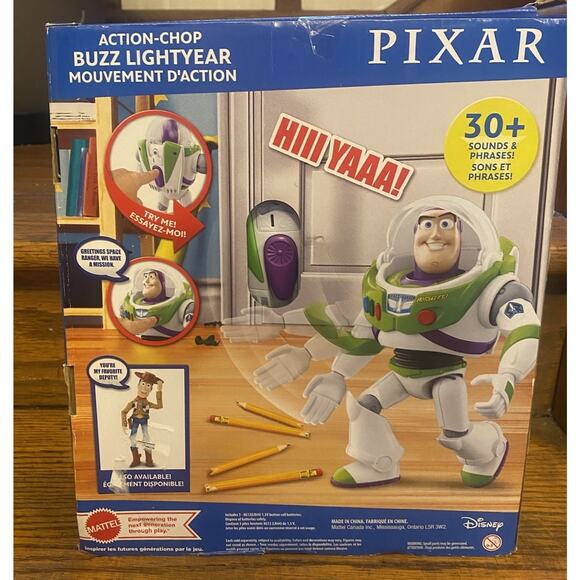 Disney Pixar Toy Story Action-chop Buzz Lightyear Toy New With Box 2021 - Picture 6 of 8